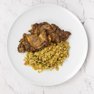 Churrasco de pollo especiado